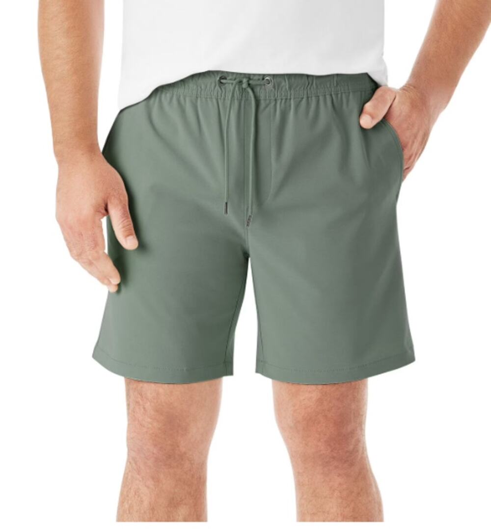 Member's Mark Tech Pull On Shorts XXXL Grey Bisque